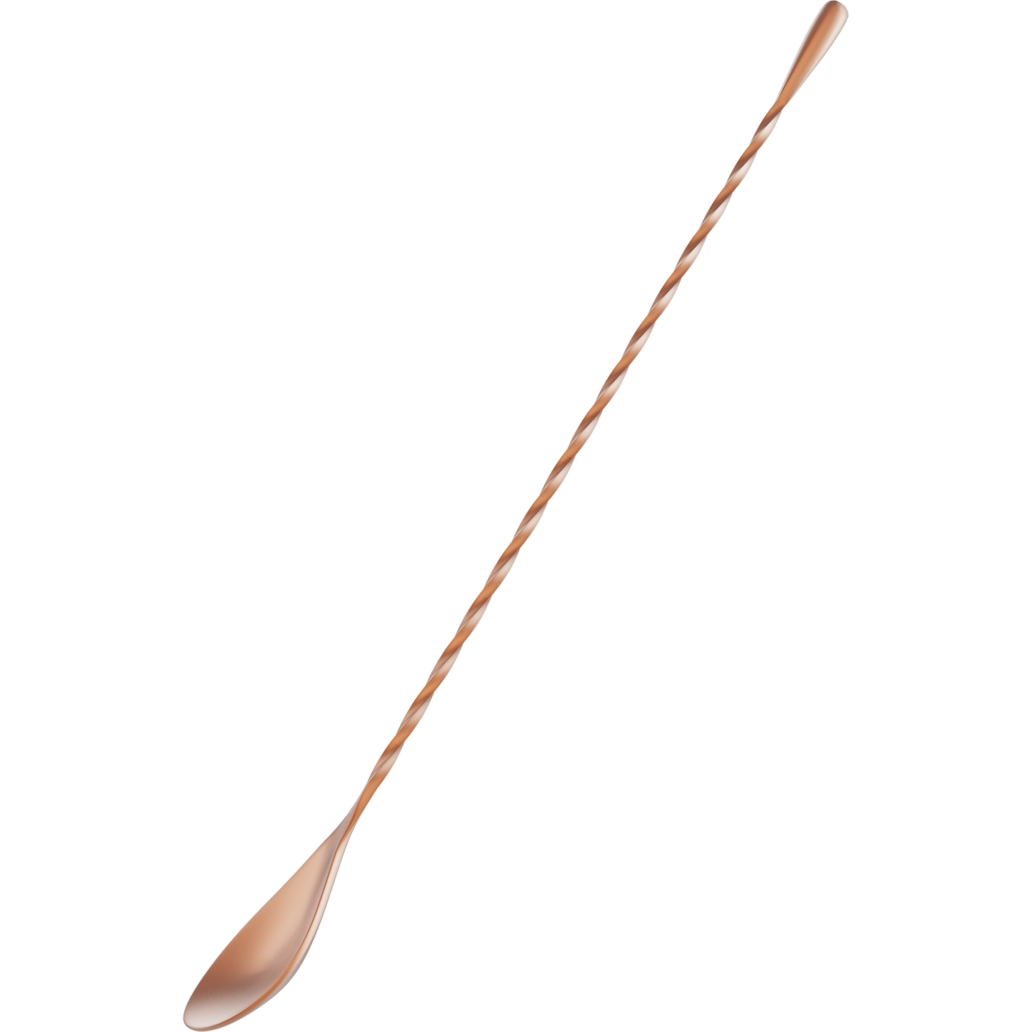 Copper Bar Spoon | 12" Cocktail Stirrer with Twist Handle by Cocktailier