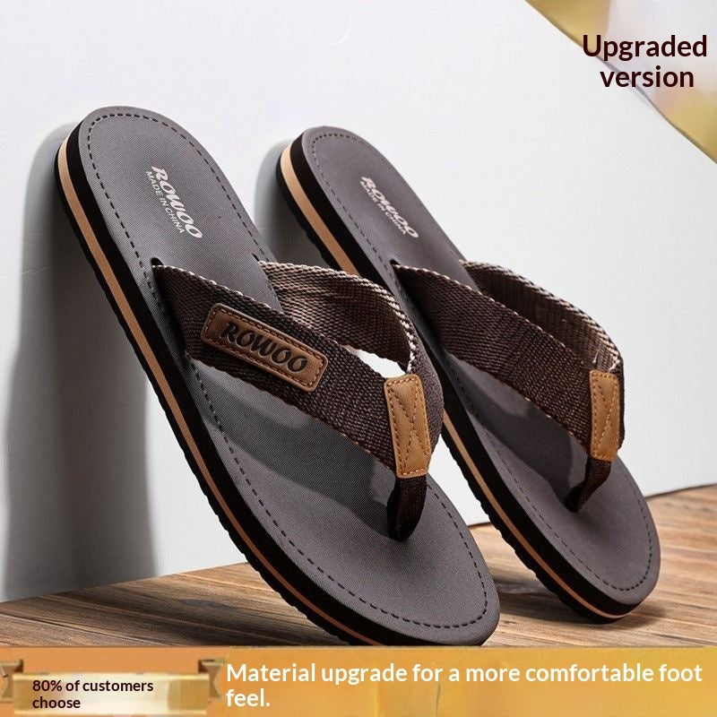 Men's Non-Slip Beach Sandals — Thick Sole Comfort Slides