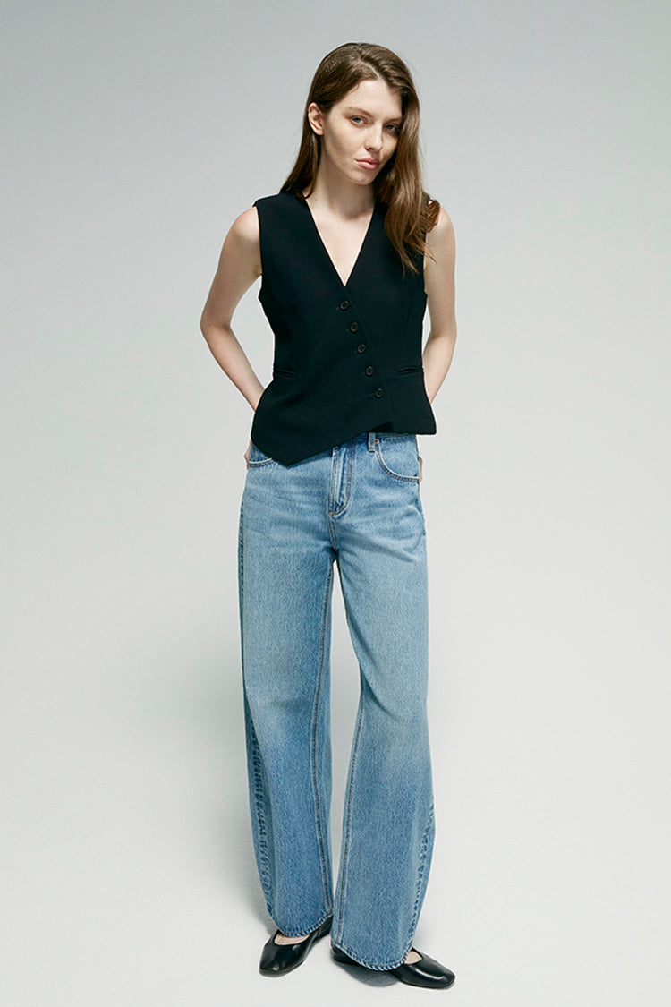 Slope Curve High-Rise Wide Leg Jeans – Hey Joanie