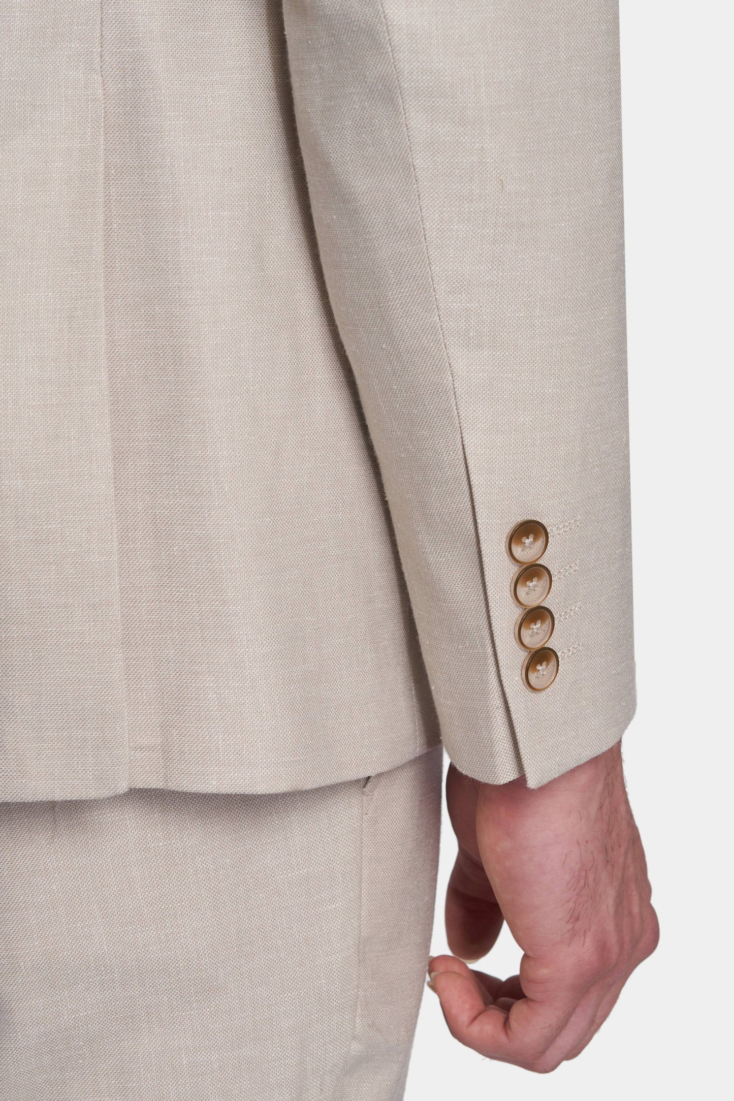 Bespoke Tailored Suit – Beige | Custom Fit & Fabric | Bright Moons