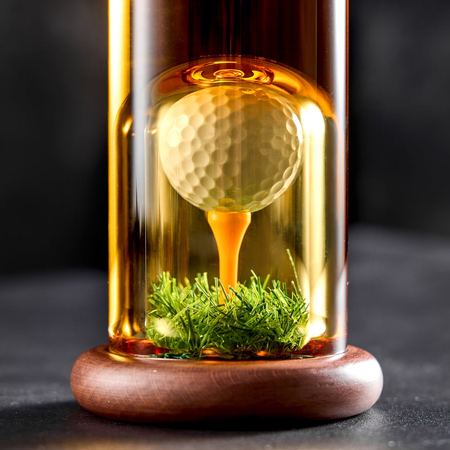 Golf Whiskey Decanter Set | Borosilicate Glass with 3D Golf Ball
