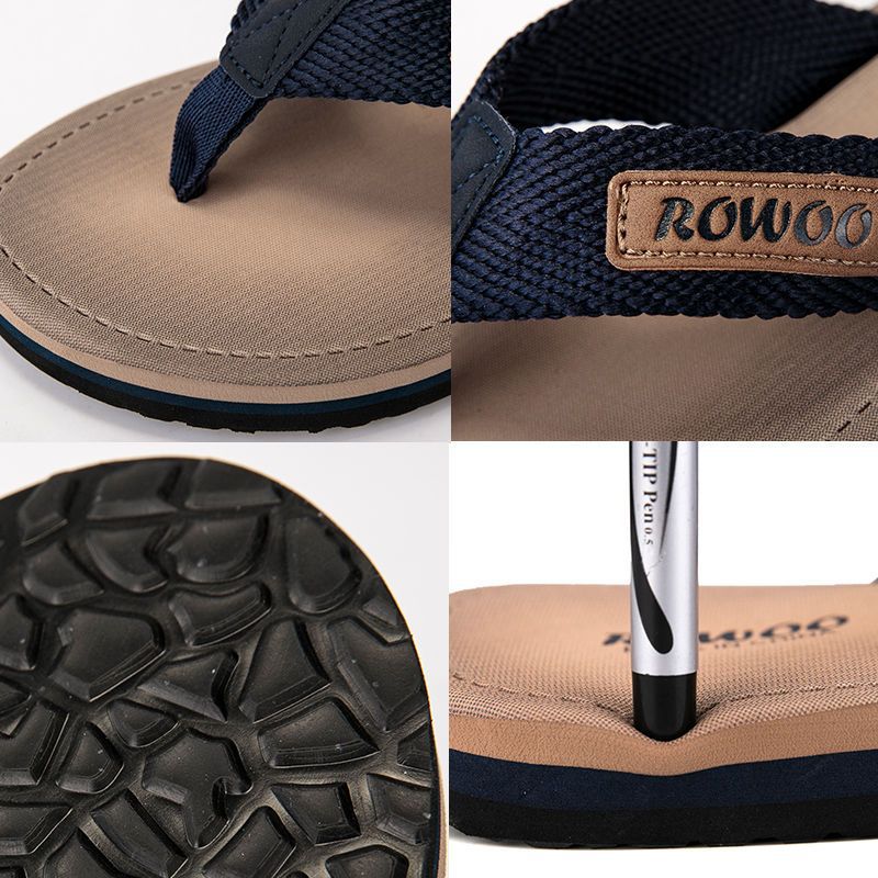 Men's Non-Slip Beach Sandals — Thick Sole Comfort Slides