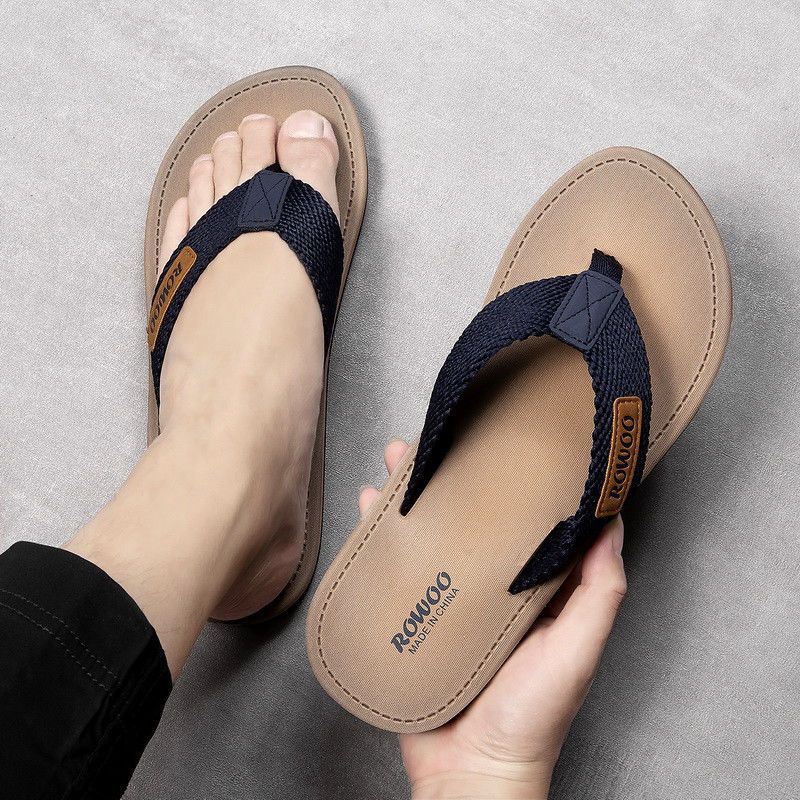 Men's Non-Slip Beach Sandals — Thick Sole Comfort Slides