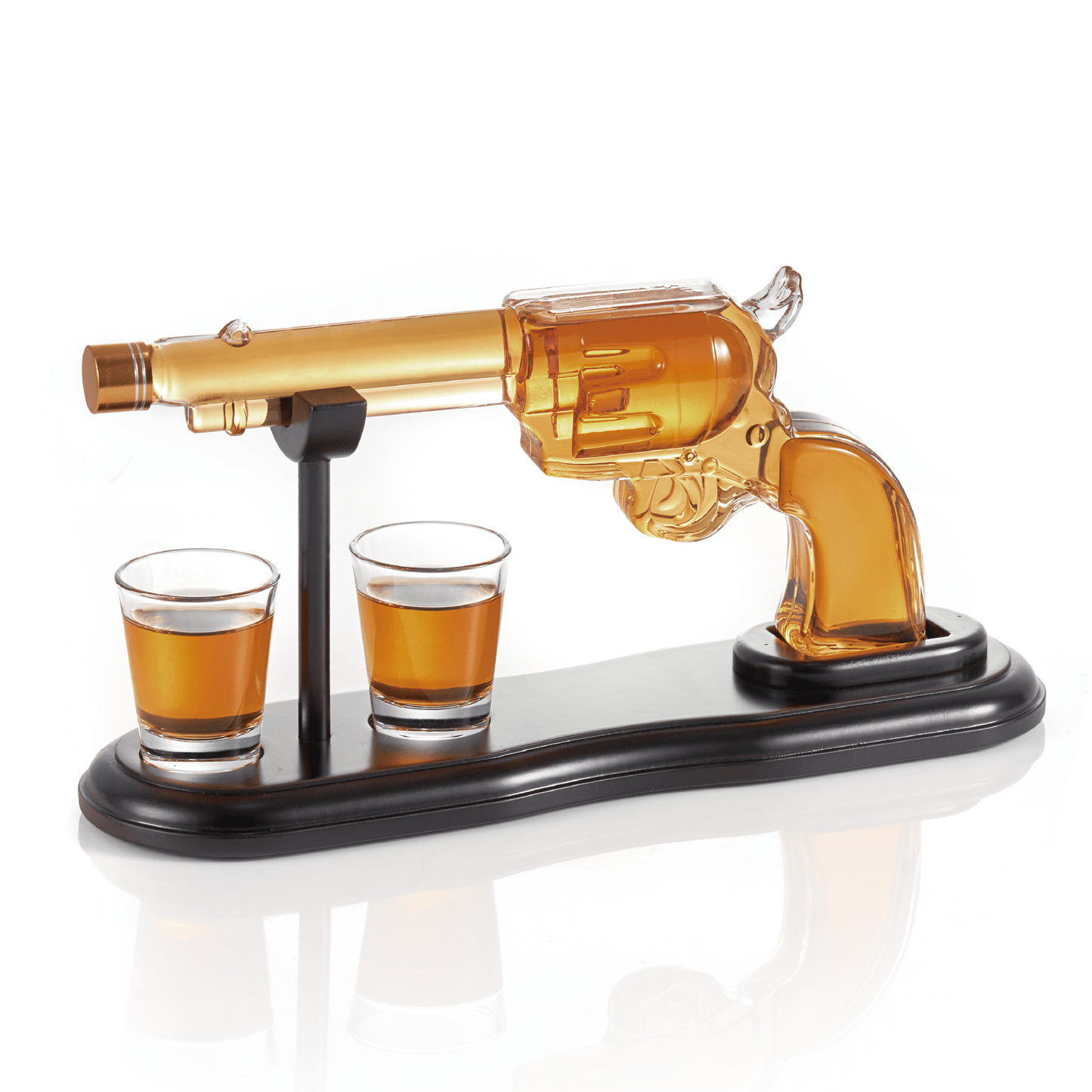 Revolver Whiskey Decanter Set | Handcrafted Borosilicate Glass