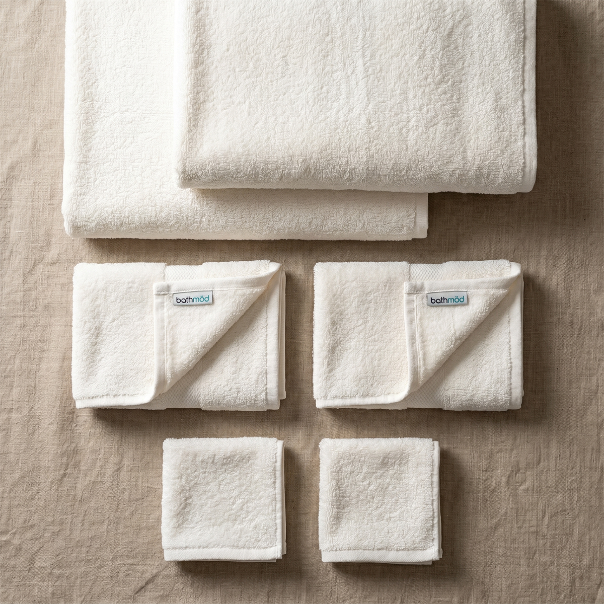 Organic Bath Towel Set – 6-Piece 700 GSM GOTS-Certified Turkish Cotton | ecobrands®