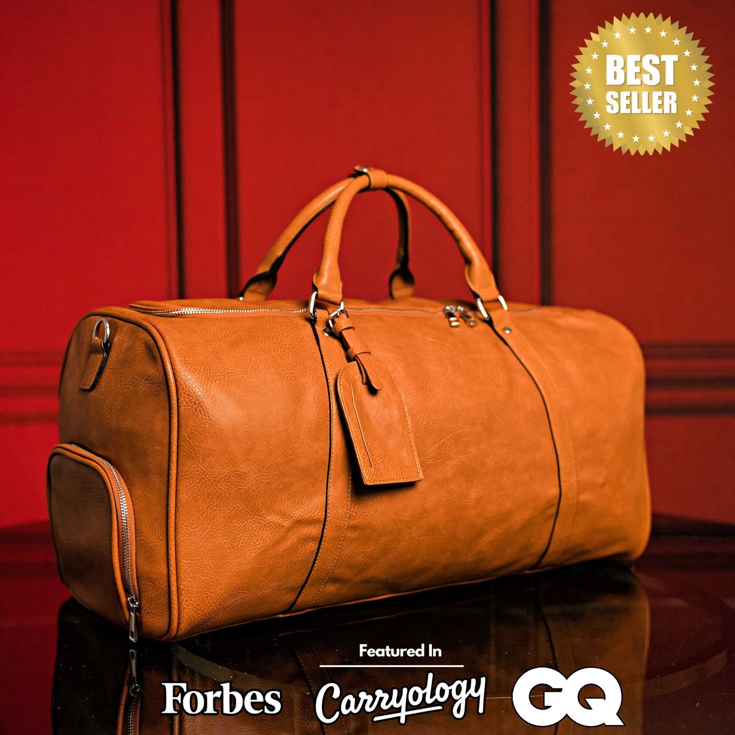 Leather Carry-On Duffle Bag – Luxury Weekender | Sole Premise