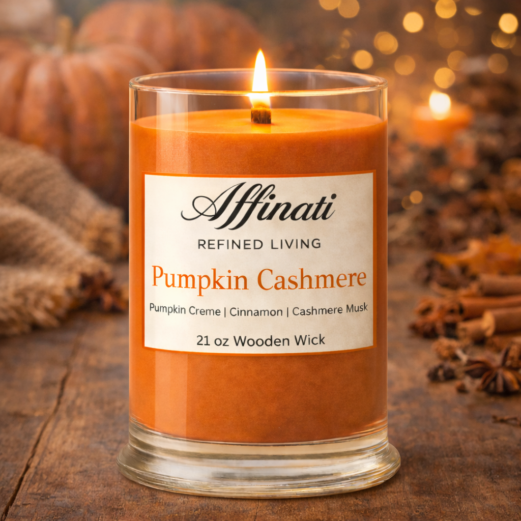 Pumpkin Cashmere Wooden Wick Candle – 21 oz