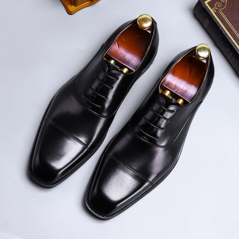 Cowhide Dress Shoes — Business Men's