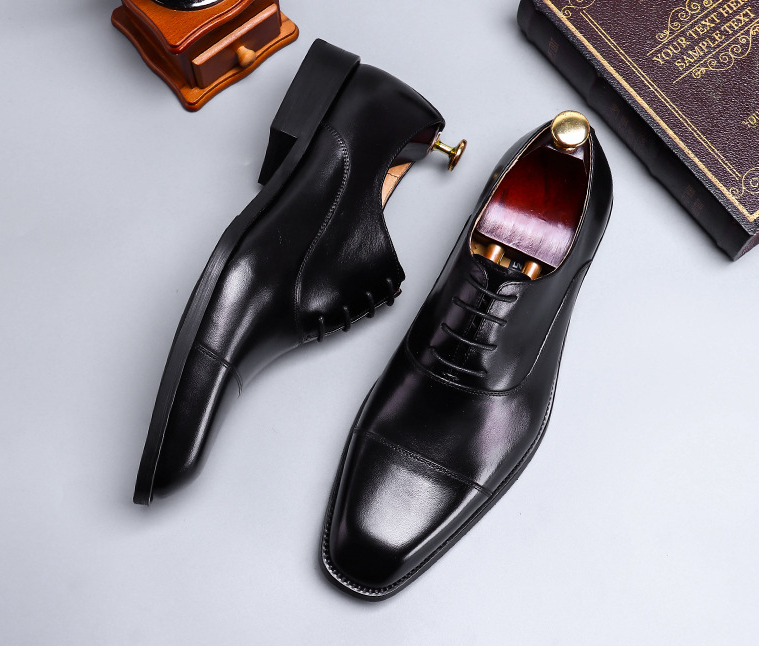 Cowhide Dress Shoes — Business Men's