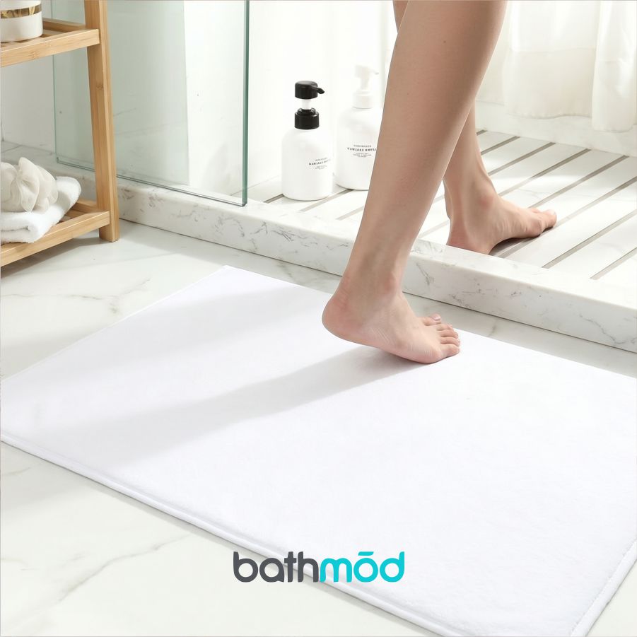 Organic Bath Mat Set – 4-Pack 1,000 GSM Turkish Cotton | ecobrands®