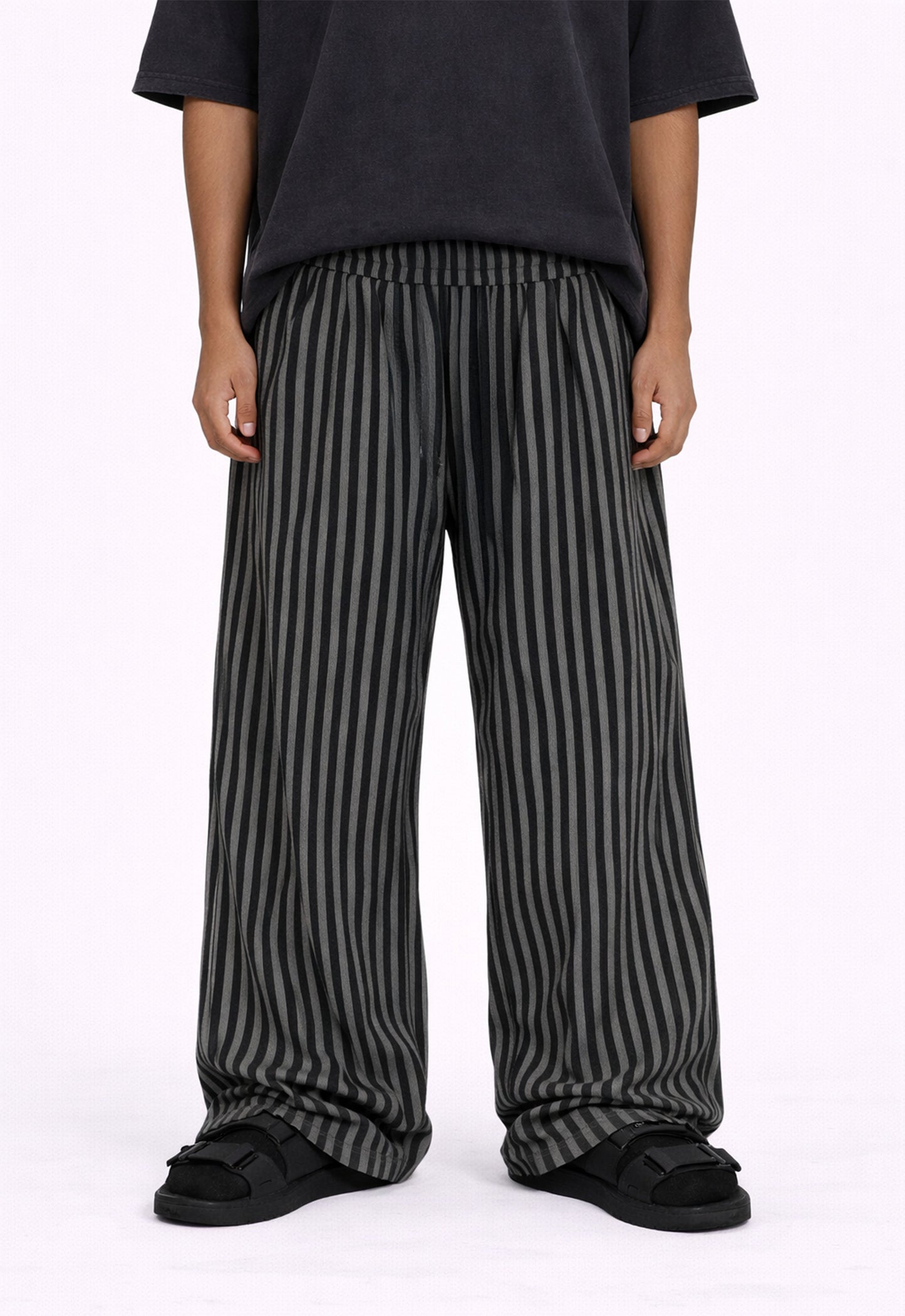 NOIR STRIPED LOUNGE PANTS