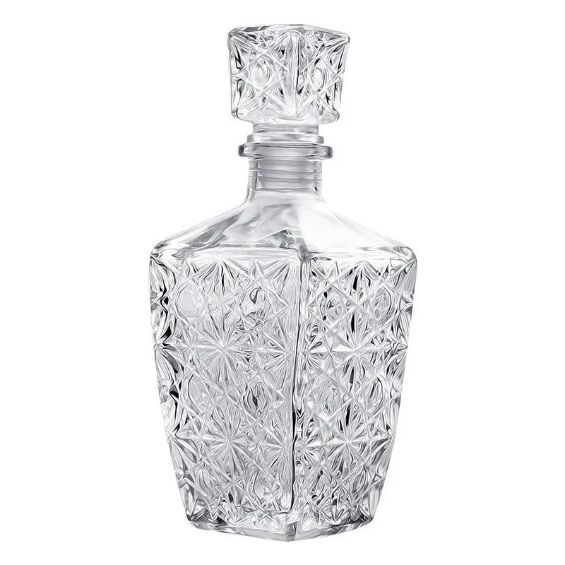 Lead-Free Glass Whiskey Decanter | Multi-Style Barware