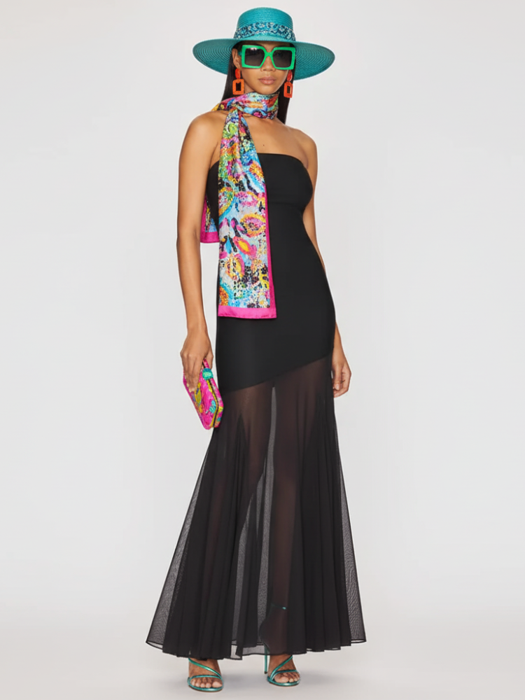SoHo Strapless Bodycon Mesh Dress — BYMANYC® New York