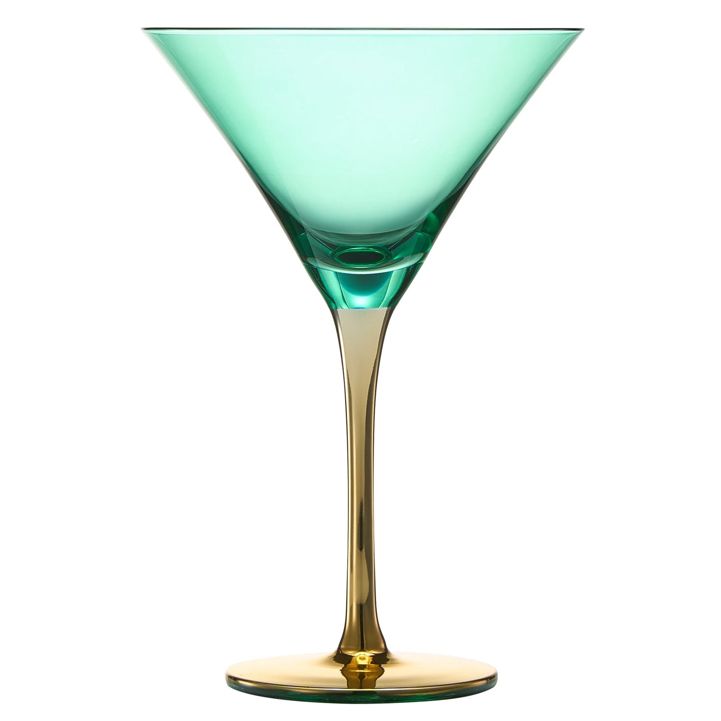Art Deco Martini Glass Set of 4 | 8oz Cocktail Glassware