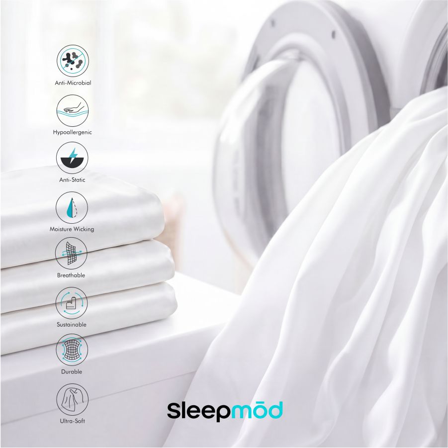 Eucalyptus Silk Sheet Set – Cooling & Hypoallergenic Luxury Bedding | ecobrands®