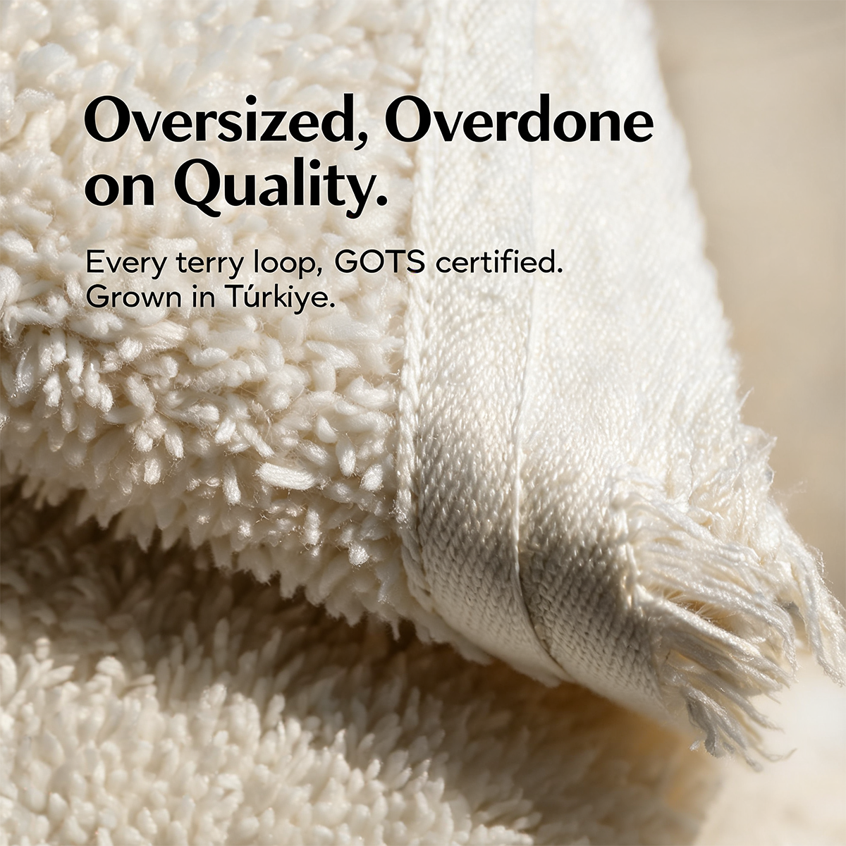 Organic Bath Sheet Set – 2-Pack 700 GSM GOTS-Certified Turkish Cotton | ecobrands®