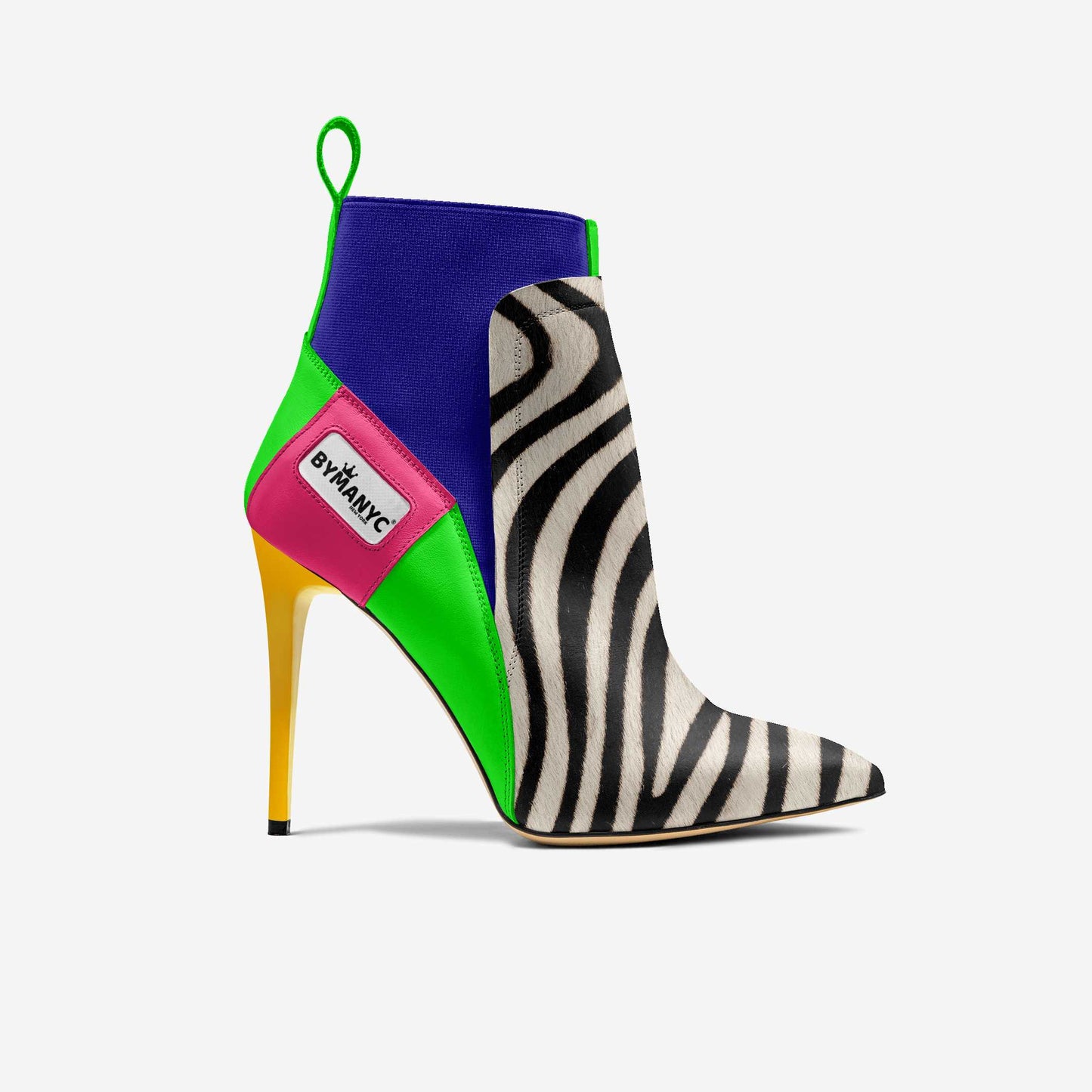 Chelsea Noir Edge Vegan Heeled Shoe — BYMANYC® New York