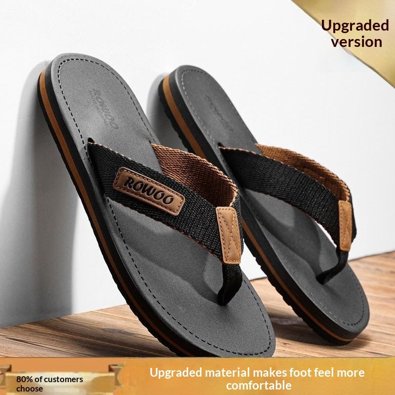 Men's Non-Slip Beach Sandals — Thick Sole Comfort Slides