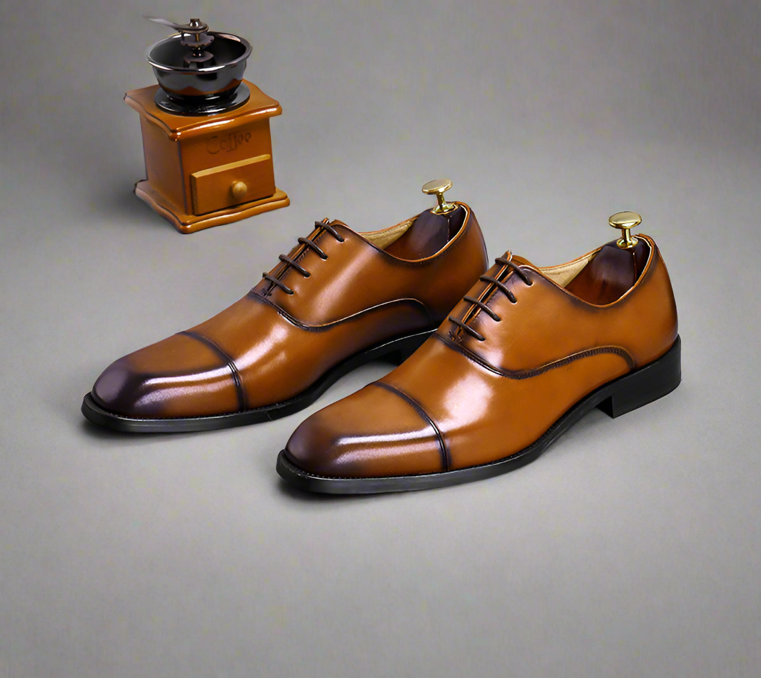 Cowhide Dress Shoes — Business Men's
