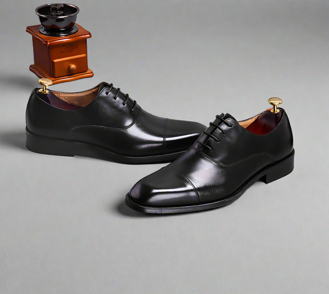 Cowhide Dress Shoes — Business Men's