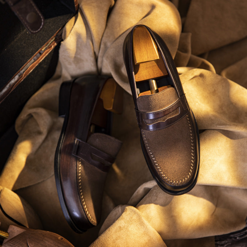 Men's Genuine Leather Slip-On Loafer — Business & Casual