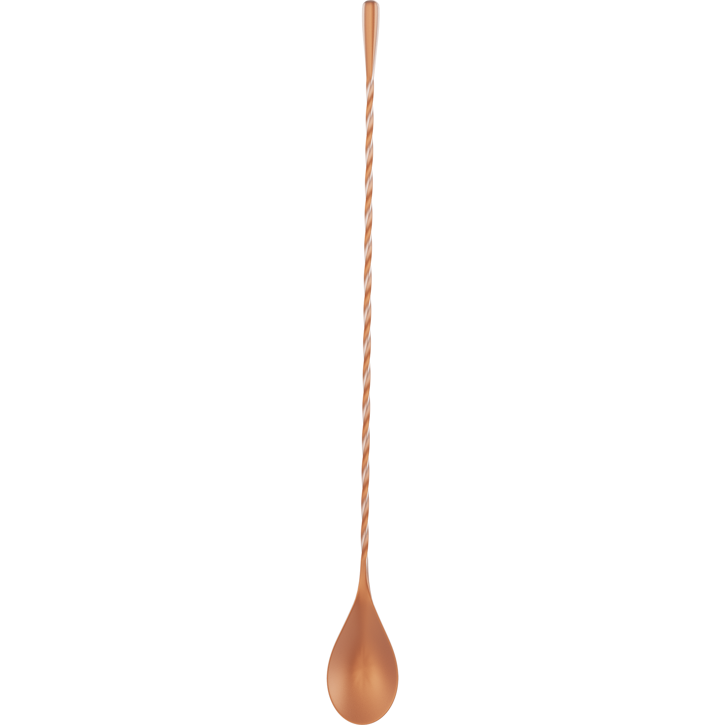 Copper Bar Spoon | 12" Cocktail Stirrer with Twist Handle by Cocktailier
