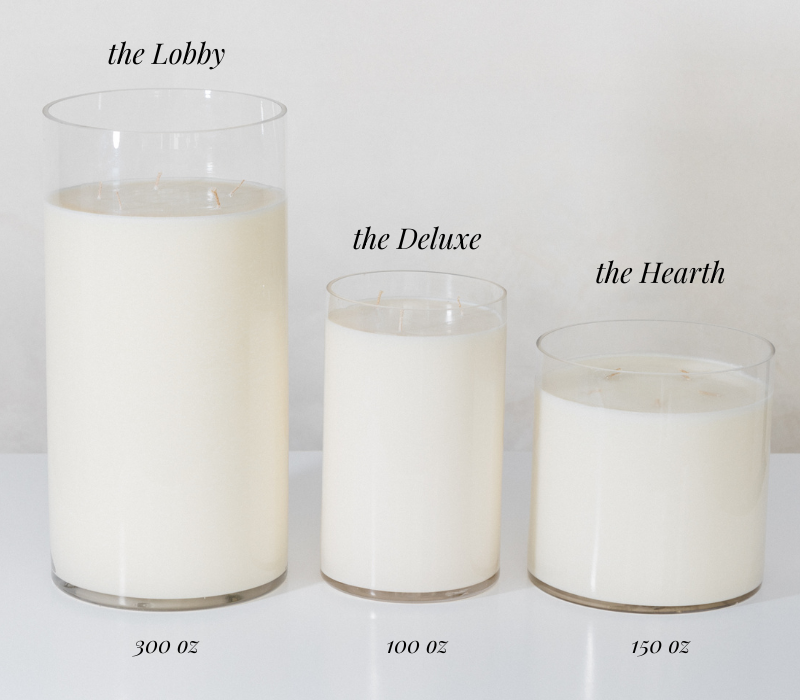 The Deluxe – 100 oz Luxury Hearth Candle