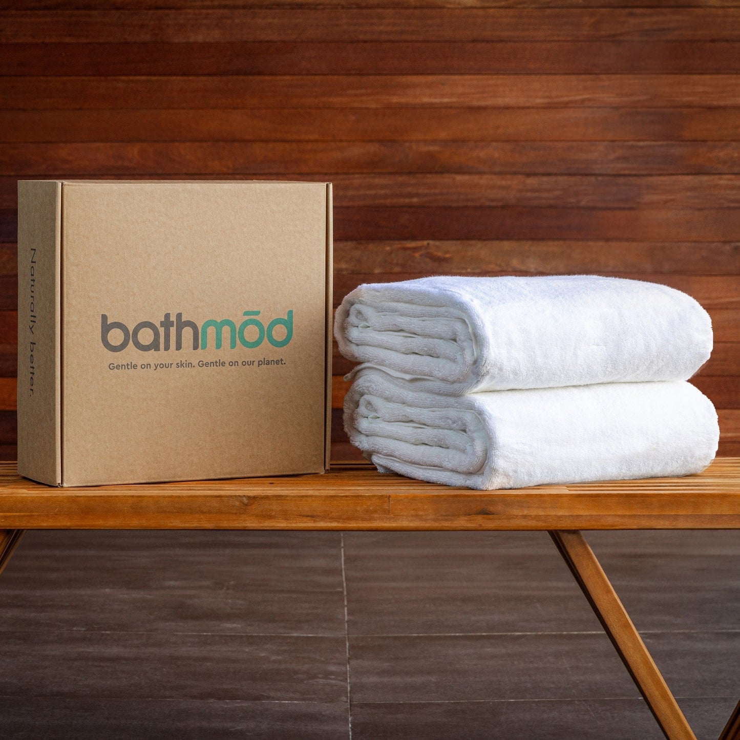 Organic Bath Sheet Set – 2-Pack 700 GSM GOTS-Certified Turkish Cotton | ecobrands®